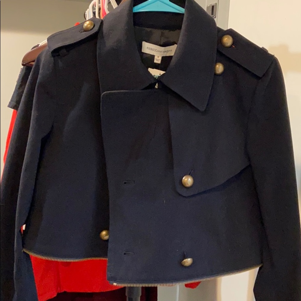 Black crop Rebecca Minkoff jacket